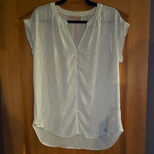 Black and White Blouse